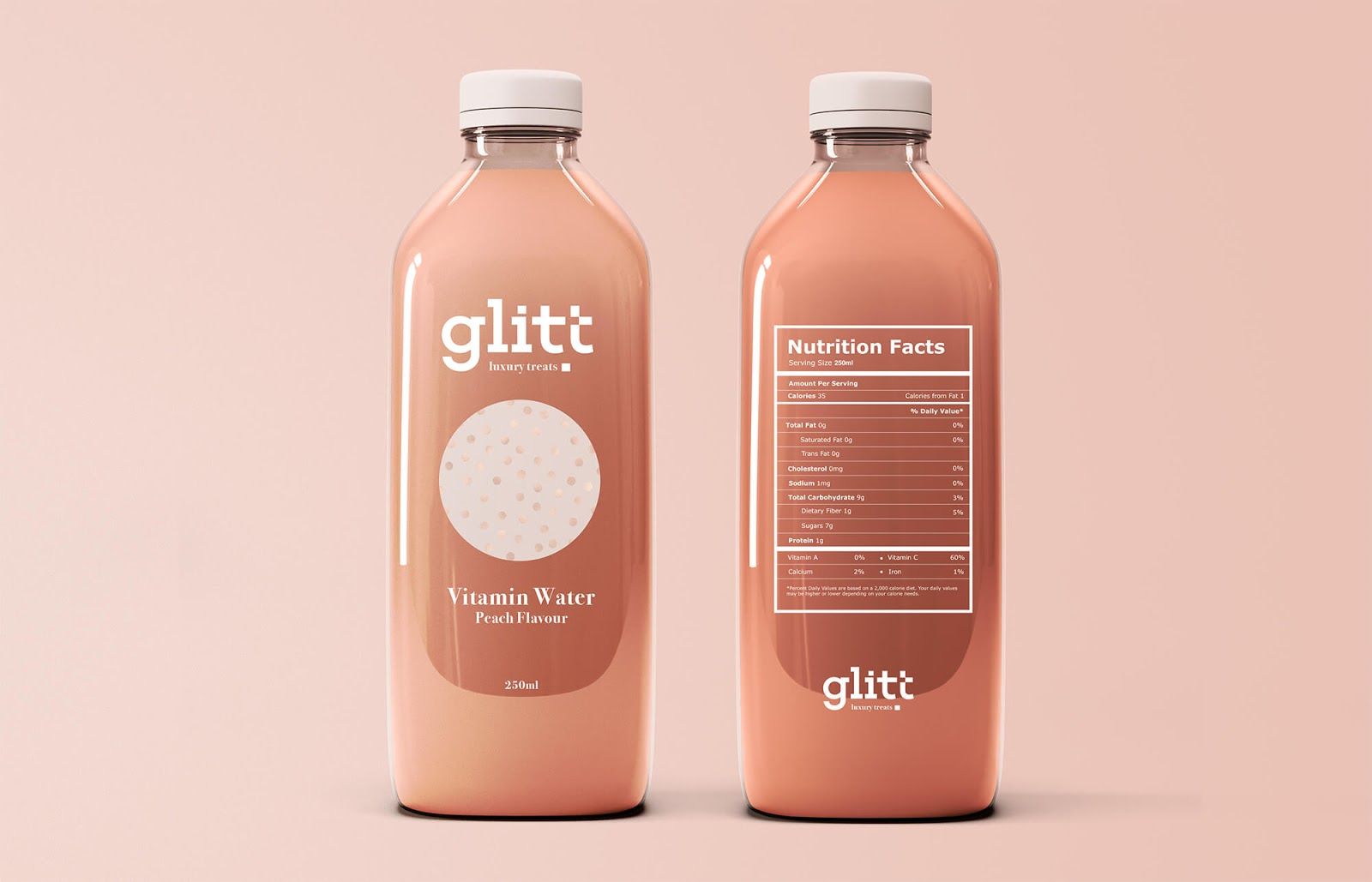 stiker kemasan transparan sangat cocok untuk botol minuman