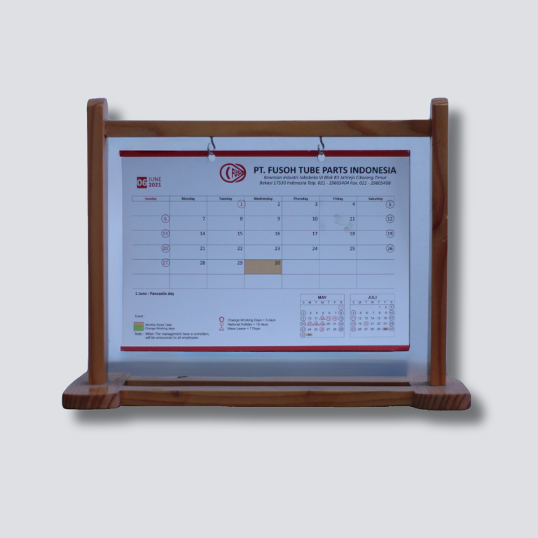 kalender custom, kalender unik, cetak kalender karawang, kalender promosi