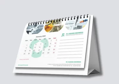 kalender meja, kalender duduk, cetak kalender, cetak kalender karawang, kalender promosi, ukuran kalender