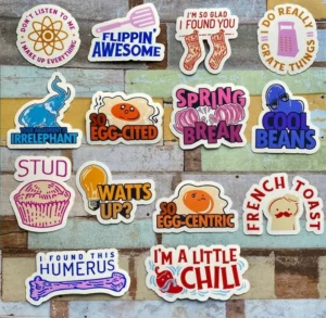 stiker die cutting, stiker full cutting, stiker shaped custom