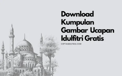 Download Kumpulan Gambar Ucapan Idulfitri Gratis di Aplikasi Desain Grafis