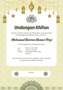 undangan khitan