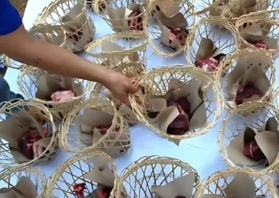 bongsang, kemasan daging kurban