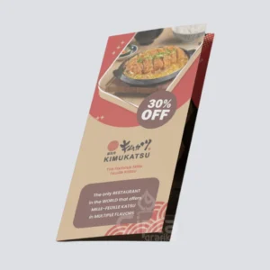bifold brosur, brosur lipat dua