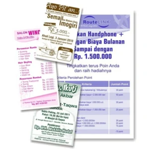 brosur satu warna