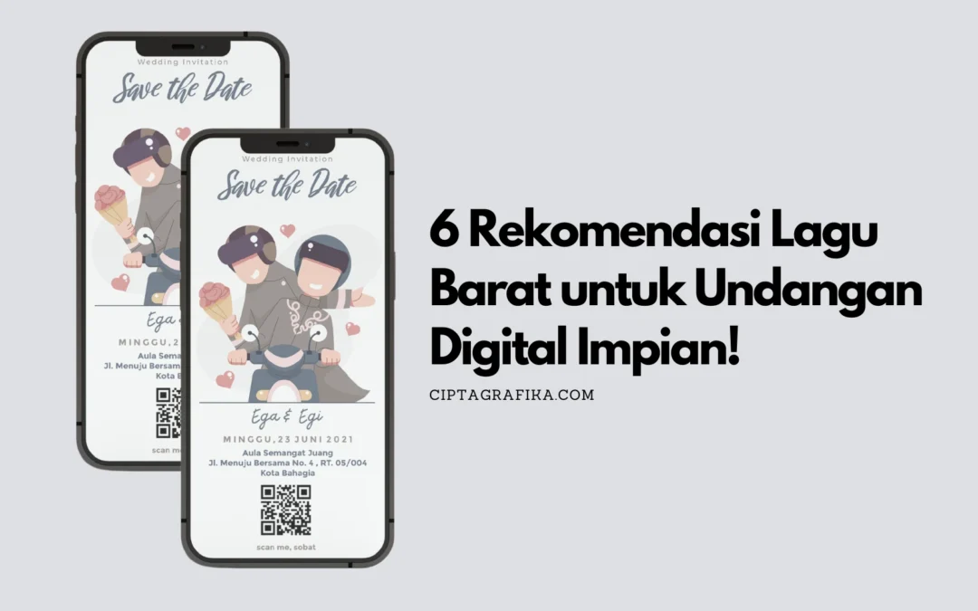 6 Rekomendasi Lagu Barat untuk Undangan Digital Impian!
