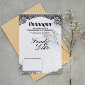 undangan template, undangan kertas murah