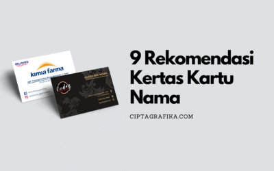 9 Rekomendasi Kertas Kartu Nama, dari yang Murah hingga Bertekstur Mewah!