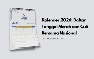 Kalender 2026: Daftar Tanggal Merah dan Cuti Bersama Nasional