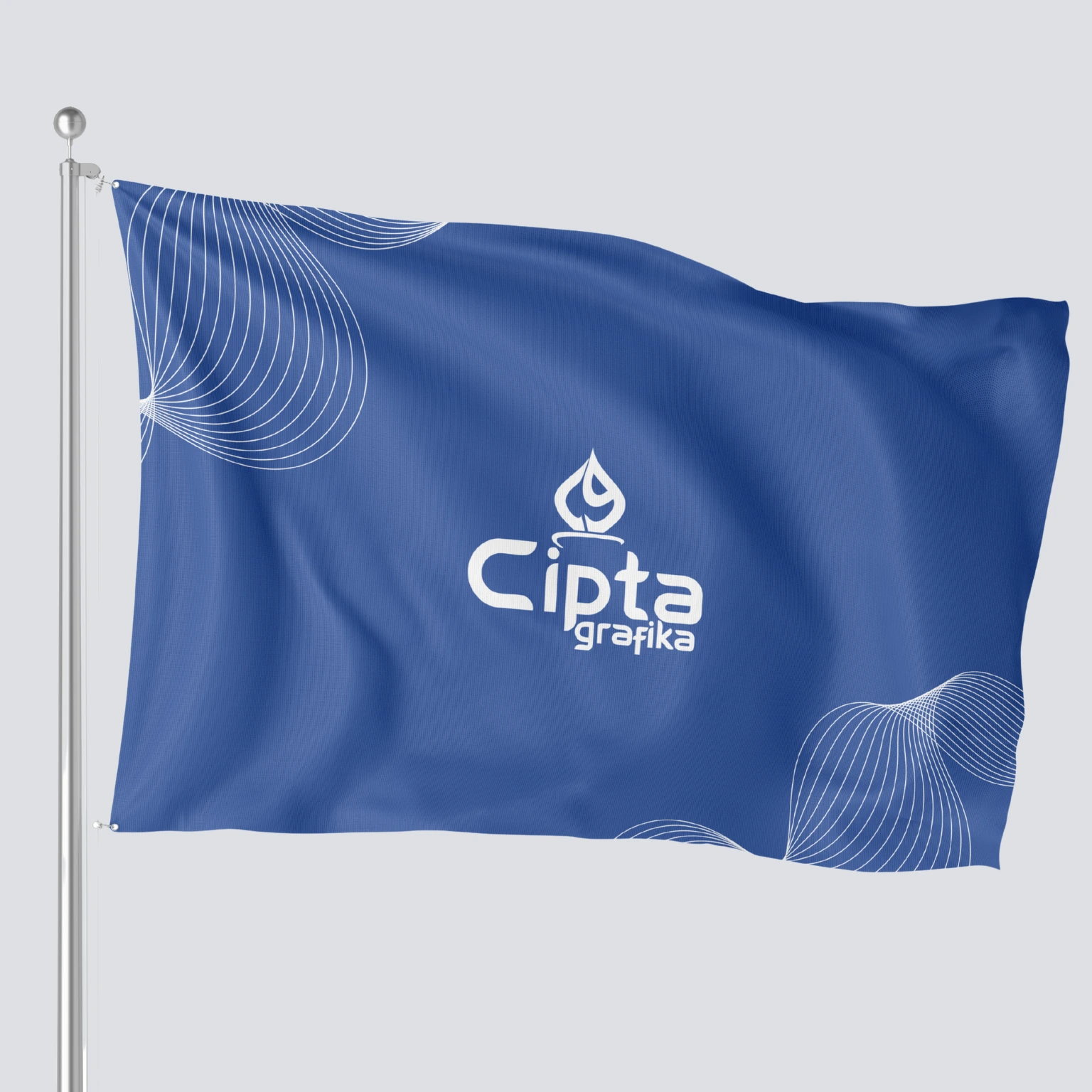 bendera, jahit bendera