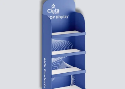 point of purchase display, pop display, rak display, rak susun promosi