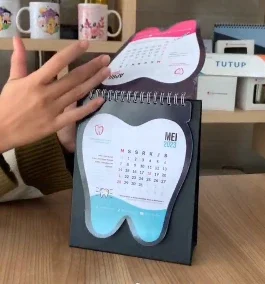 kalender custom, ukuran kalender custom