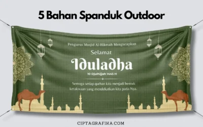 Ini 5 Jenis Bahan Spanduk Outdoor yang Paling Banyak Digunakan!