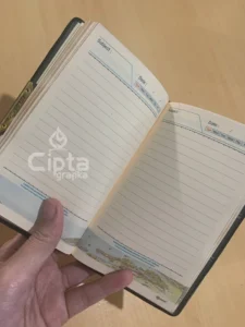 buku agenda dengan kertas book paper, kertas book paper