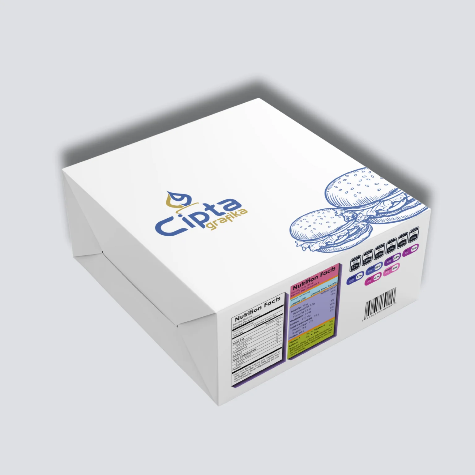 dus makanan, box packaging, softbox