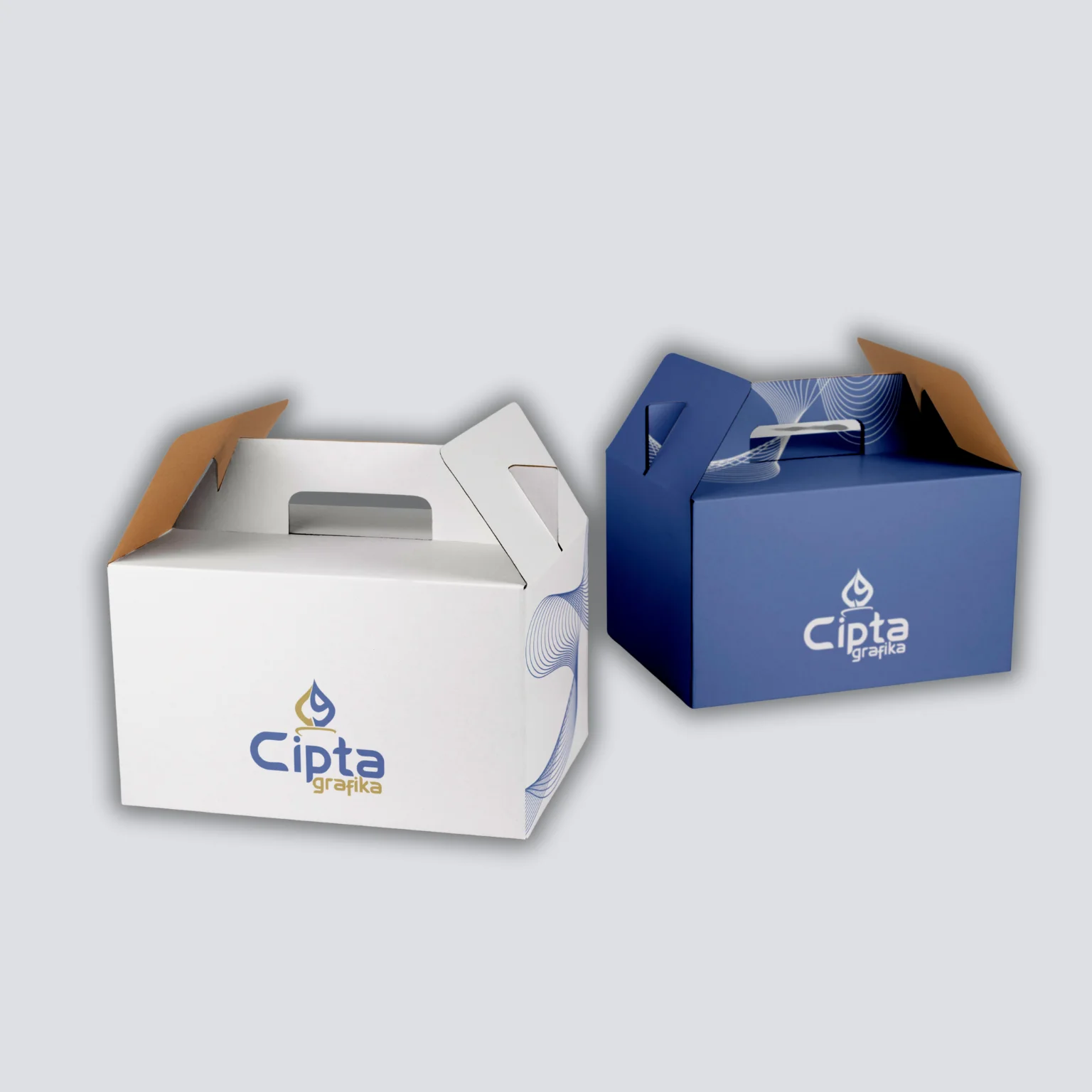 gable box, dus roti, packaging custom, kotak roti