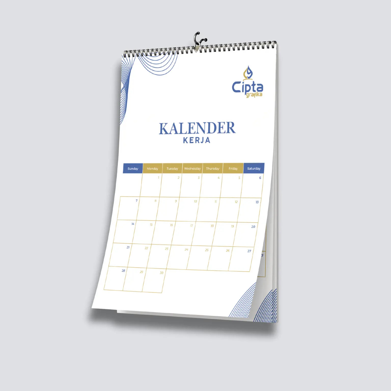 kalender dinding, kalender poster, kalender, cetak kalender, kalender promosi