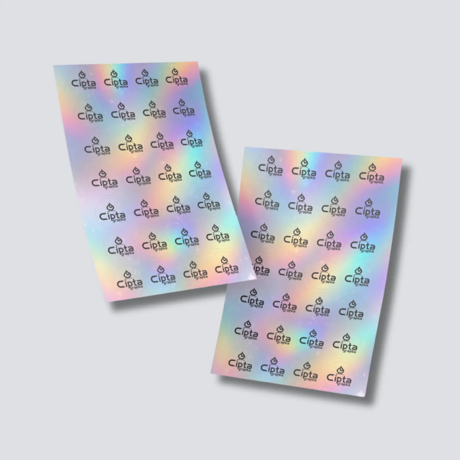stiker hologram
