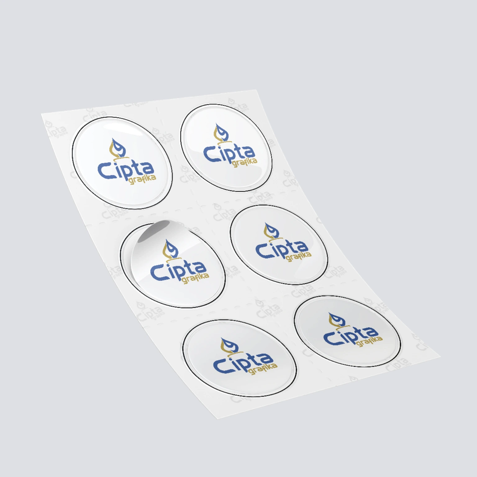 stiker vinyl, stiker anti air, stiker label