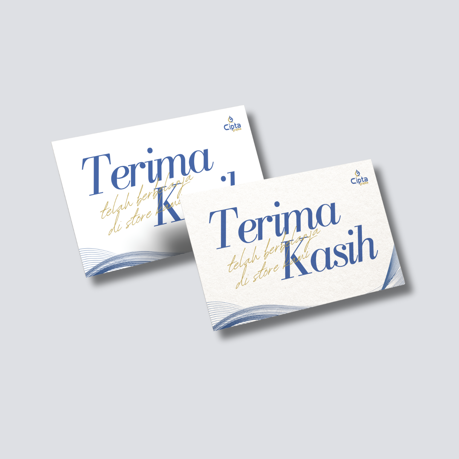 thank you card, kartu ucapan