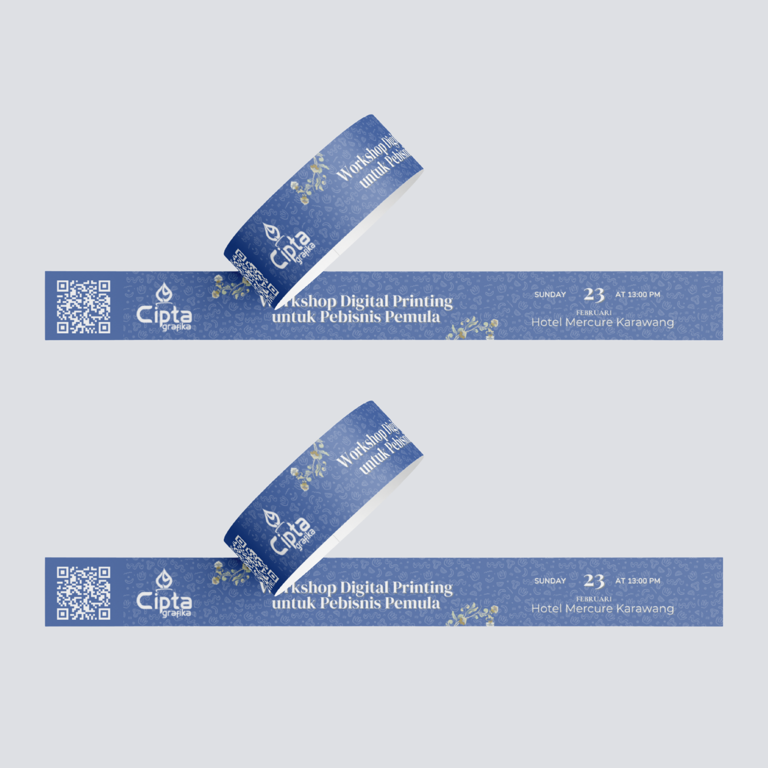 tiket gelang, wristband, tiket konser, tiket event