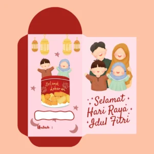 amplop thr desain kue kaleng