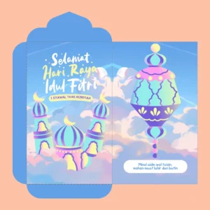 amplop thr maskot masjid dan bedug