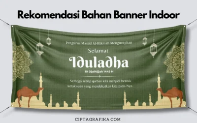 Rekomendasi Bahan Banner Indoor yang Bagus dan Harganya, Awas Salah Beli!