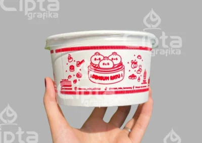 paper bowl sablon