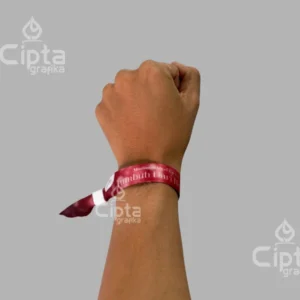 gelang tiket bahan tissue
