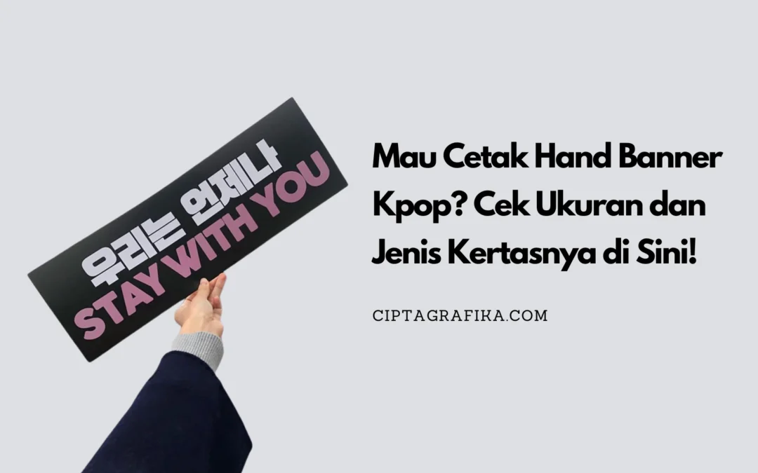 hand banner kpop