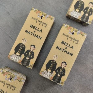 hang tag souvenir pernikahan