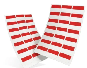 stiker bendera merah putih di pipi untuk 17 agustusan