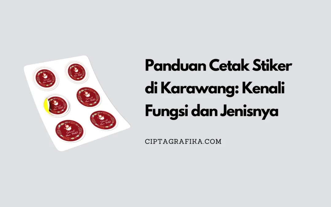 cetak stiker di karawang