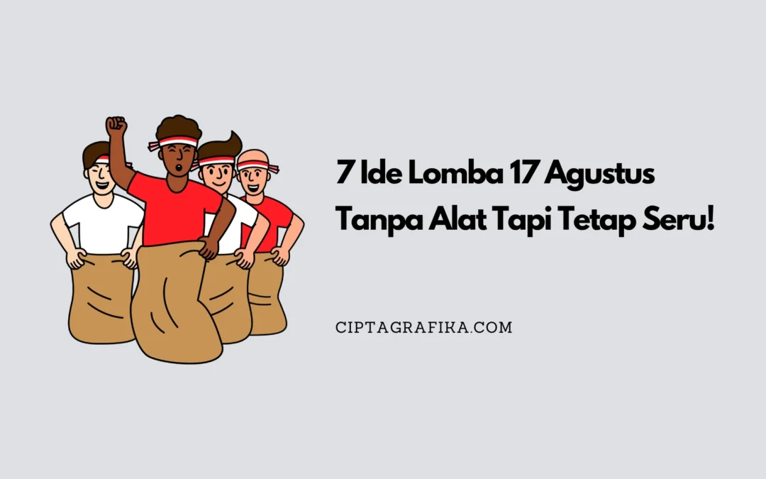 lomba 17 agustus tanpa alat