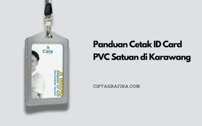 Cetak ID Card PVC Satuan di Karawang