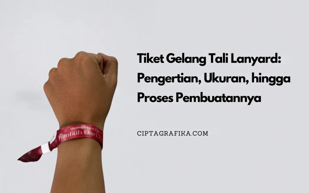 tiket gelang lanyard