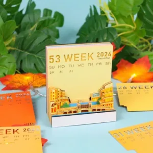 kalender cacah, kalender sobek, kalender 3 dimensi, kalender bentuk