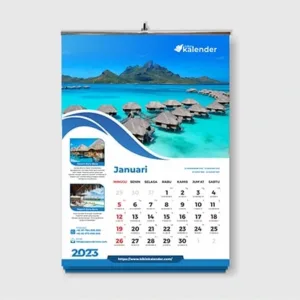 kalender jepit kaleng, kalender klep seng, kalender klem seng, finishing jepit kaleng