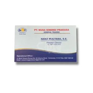 kartu nama poly emas, cetak kartu nama